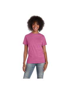 14600L-Delta Ring-Spun Adult Snow Heather Tee - Updated Fit