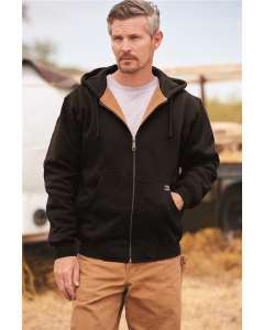 7033 dri duck crossfire hooded fleece jacket