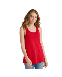 P506C-Delta Platinum Ladies Cvc Flowy Tank