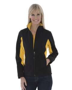 L7604 Coal Harbour Colour Block Water Repellent Soft Shell Ladies' Jacket